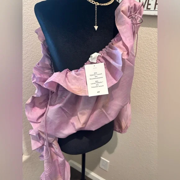 H&M Light Purple Ruffle Blouse - Picture 10 of 10